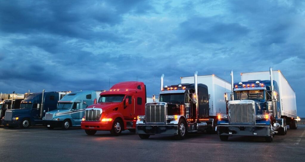 Trucks-at-a-truck-stop-5906383f5f9b5810dc2bb366